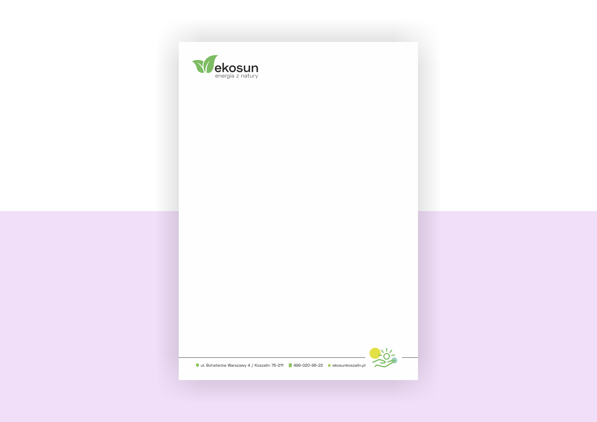 Ekosun - letterhead