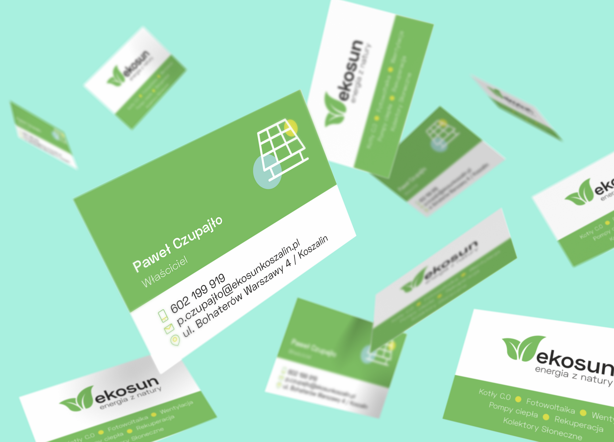 Ekosun - business card variant 1
