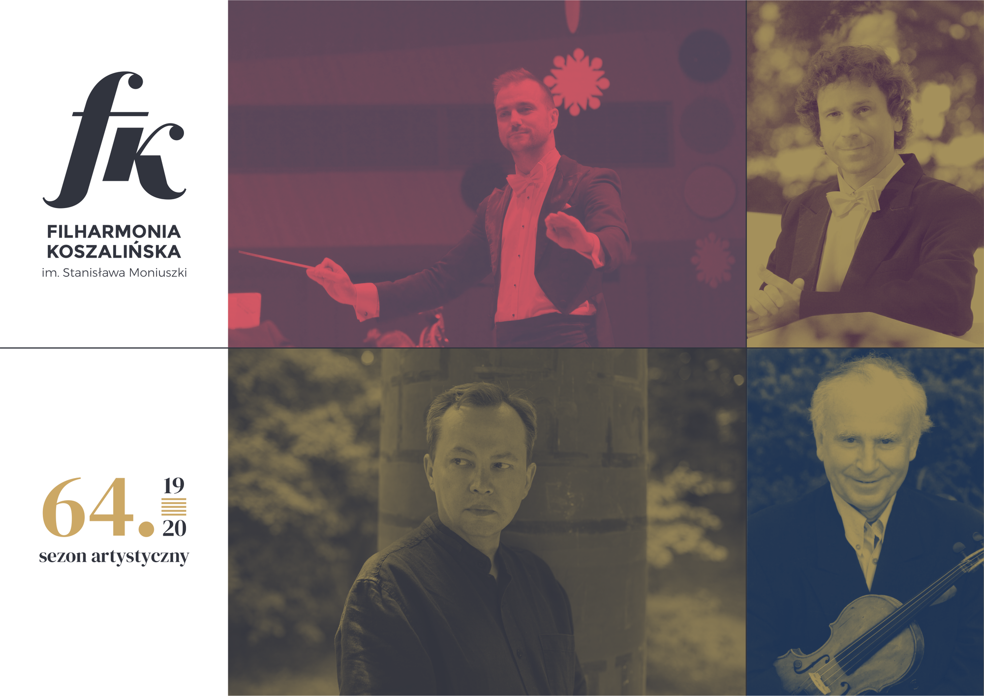 Filharmonia Koszalińska - plakaty paleta kolorów
