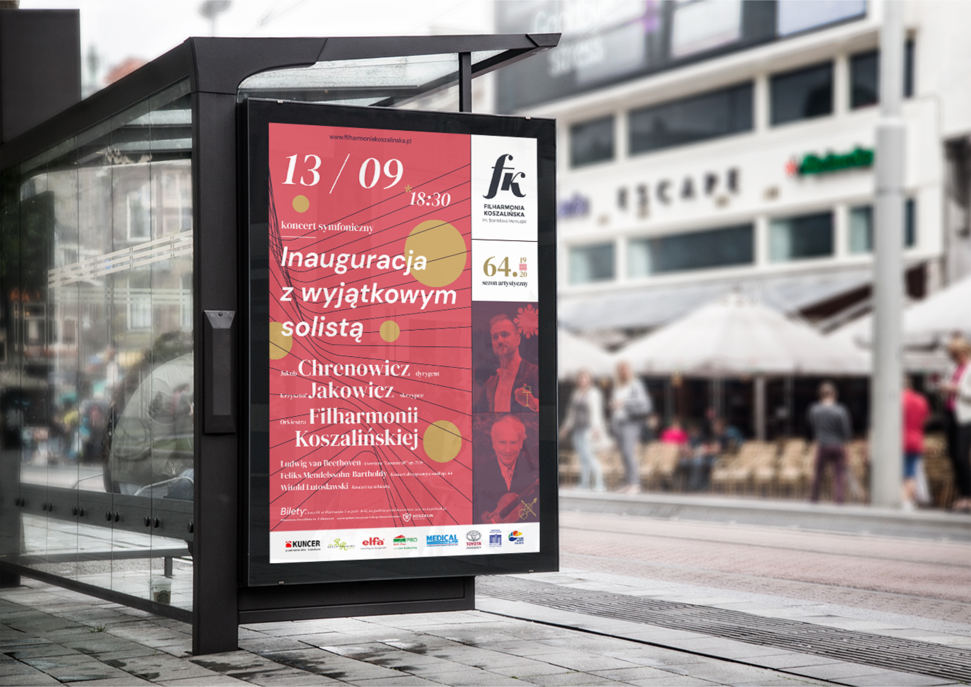 Filharmonia Koszalińska - plakaty mockup