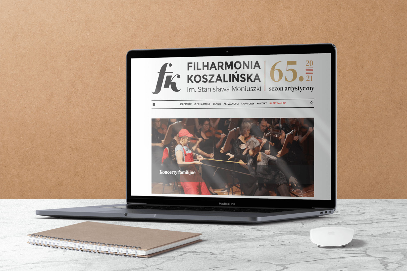 Filharmonia Koszalińska - strona desktop