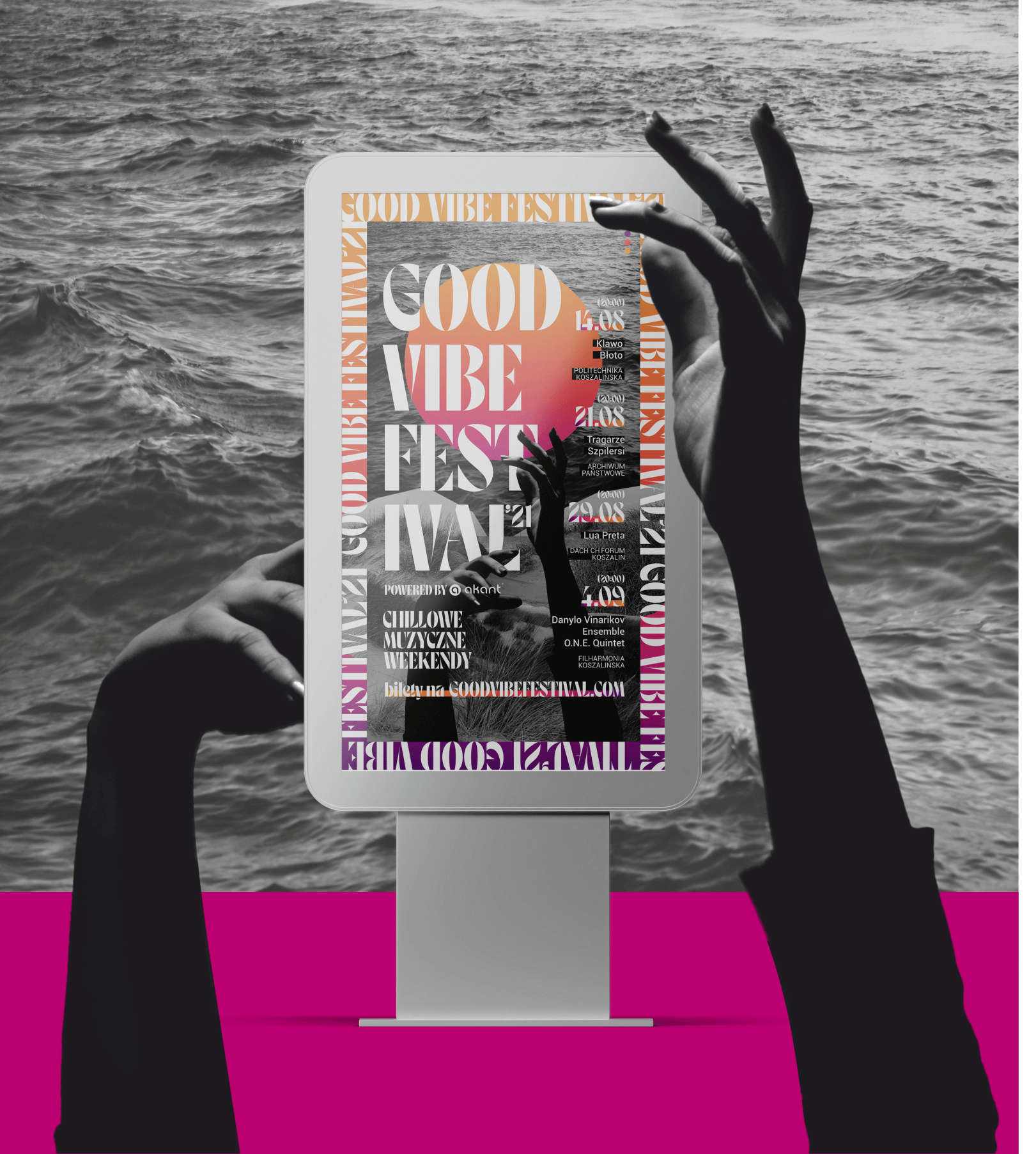 Good Vibe Festival - ekran digital outdoor