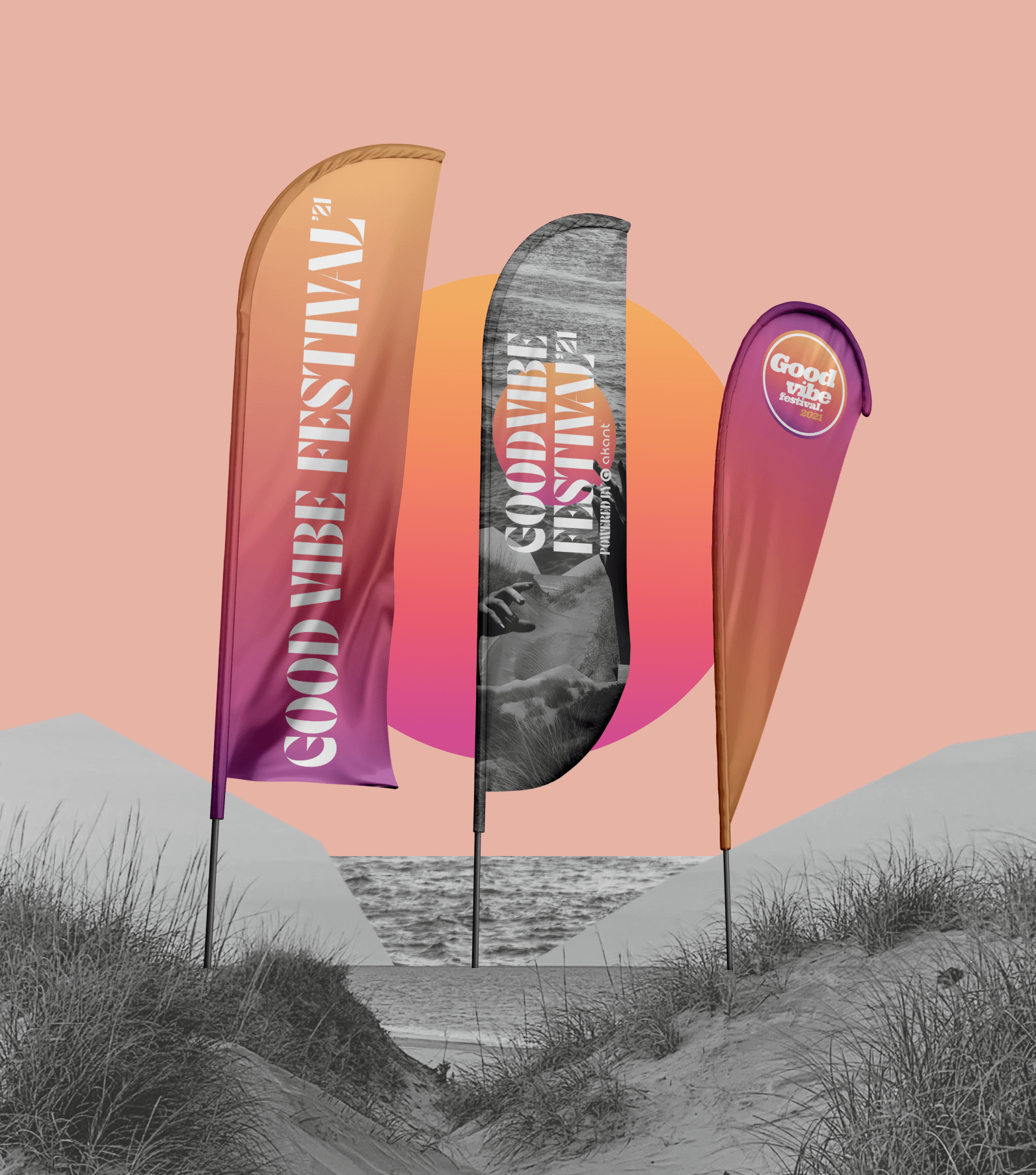 Good Vibe Festival - flagi reklamowe