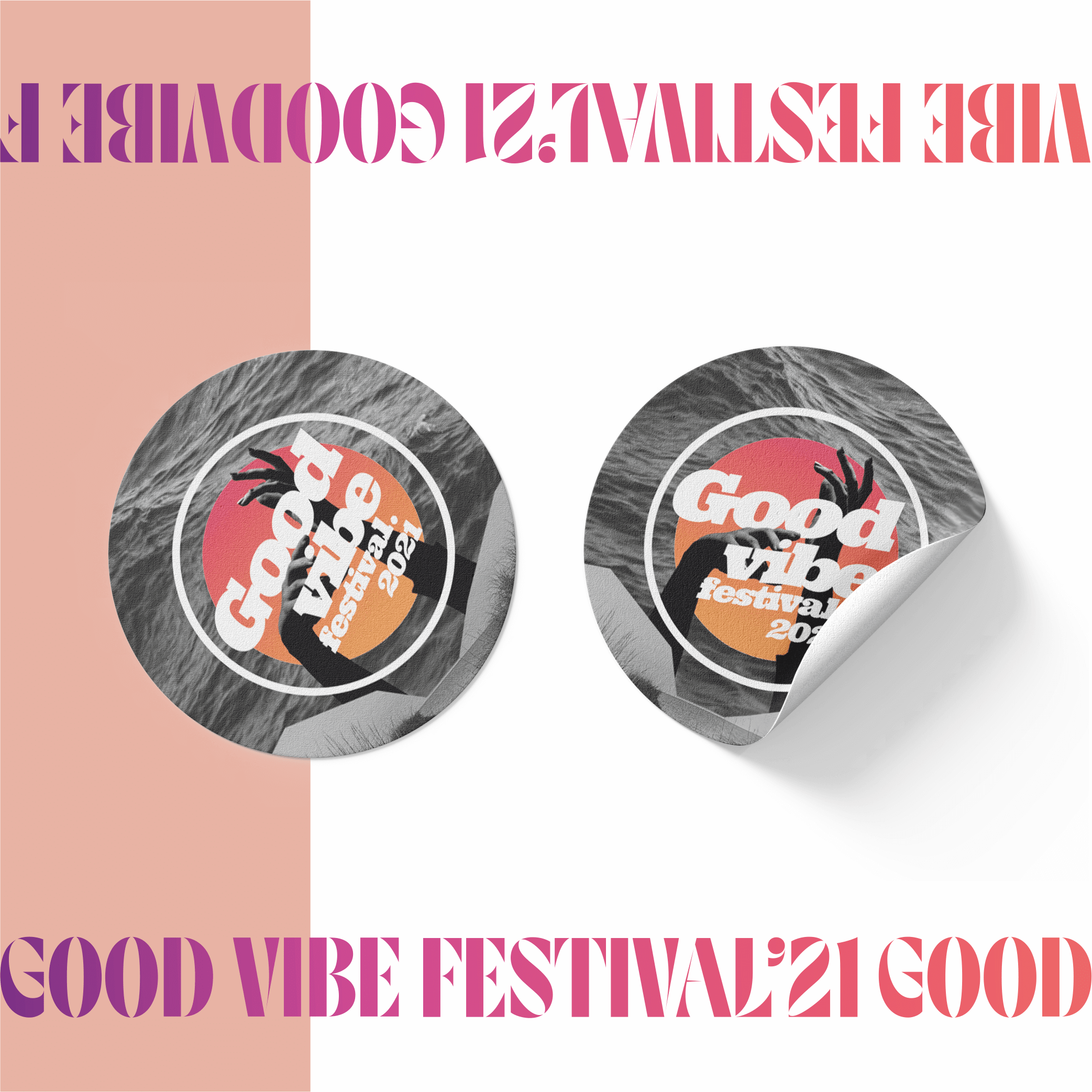 Good Vibe Festival - naklejki