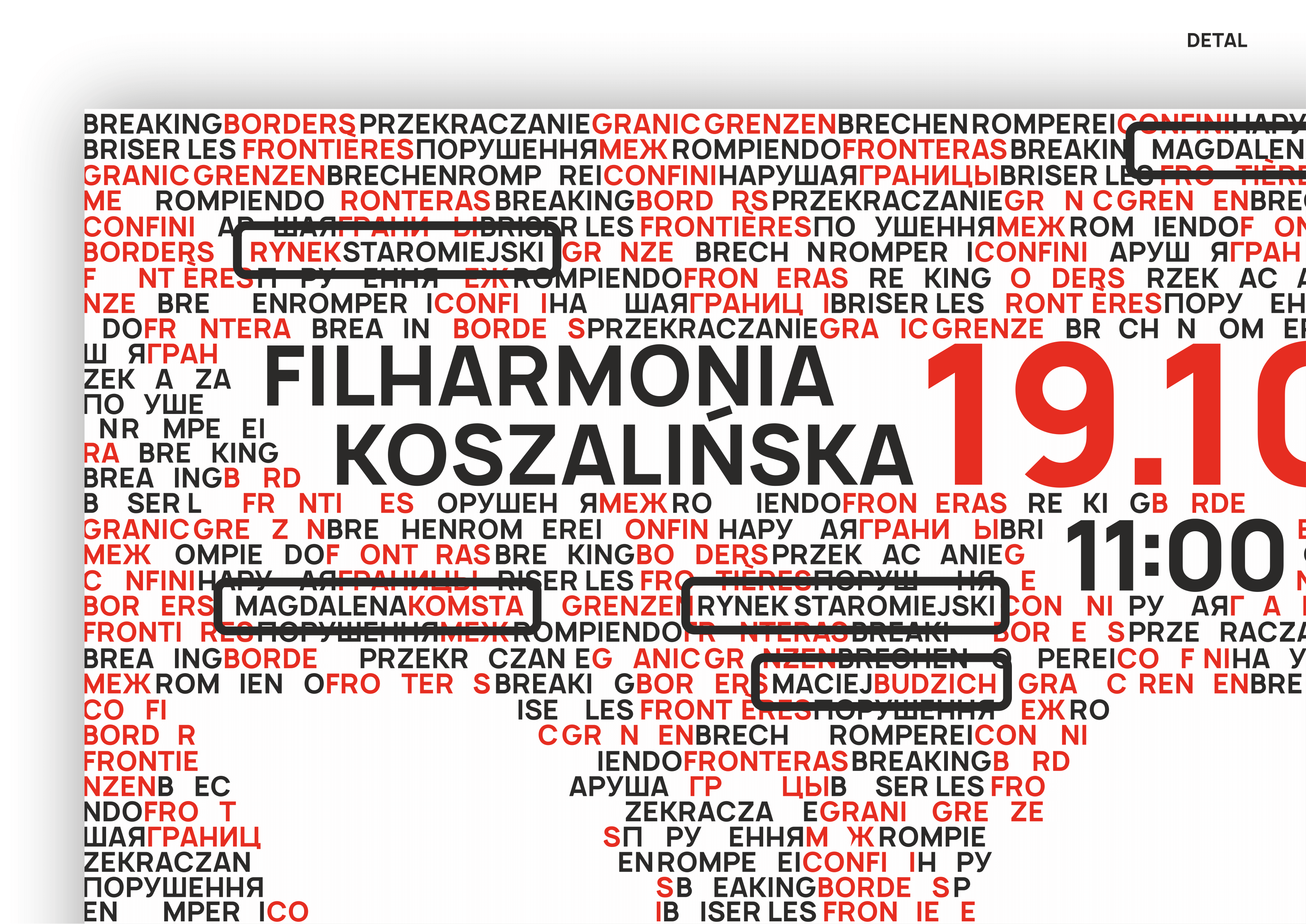 TEDx Koszalin - plakat detal