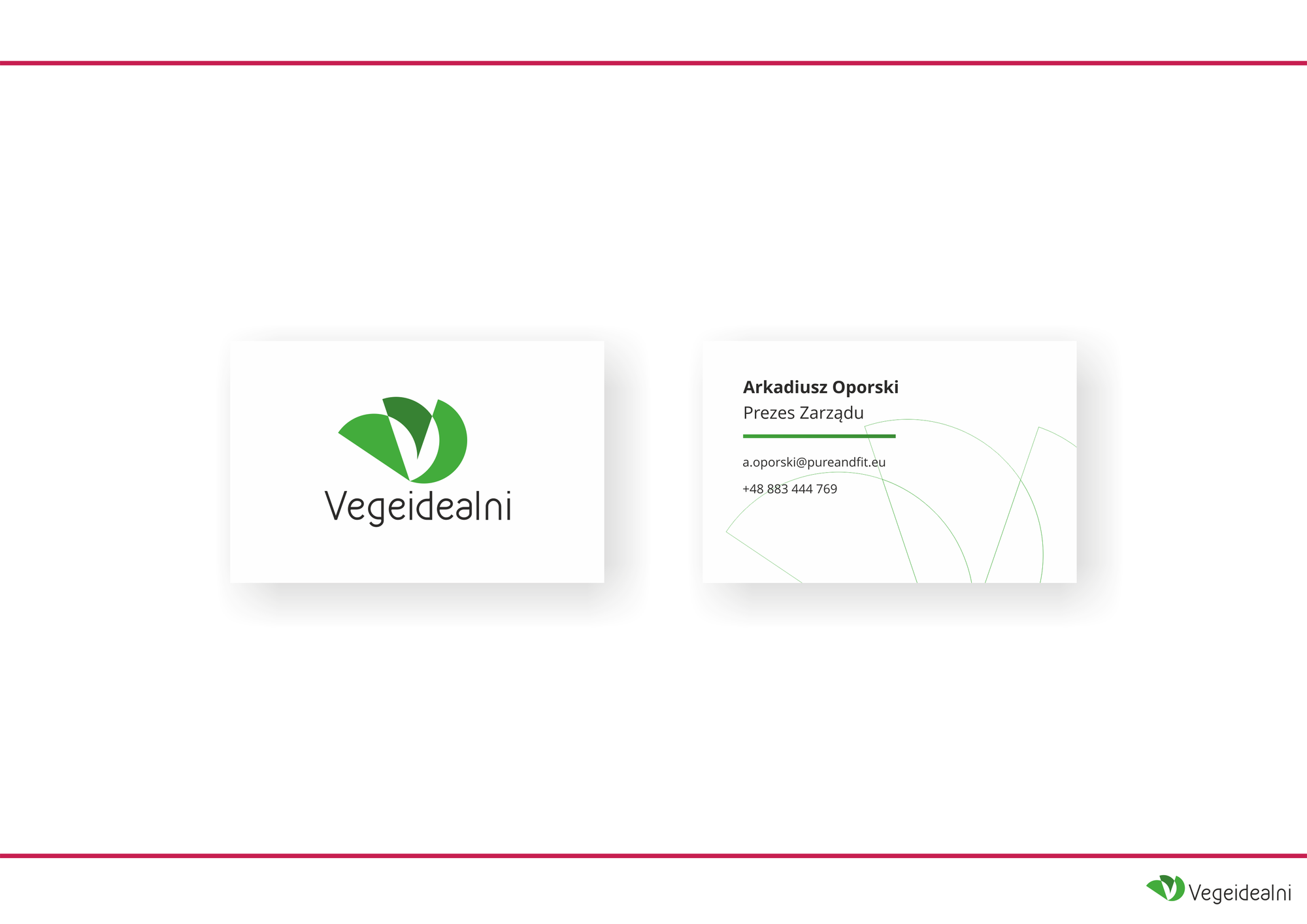 Vegeidealni - wizytówka